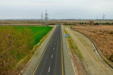 President Aliyev attends opening of Aran-Garahaji section of Mingachevir-Bahramtepe road (PHOTO)
