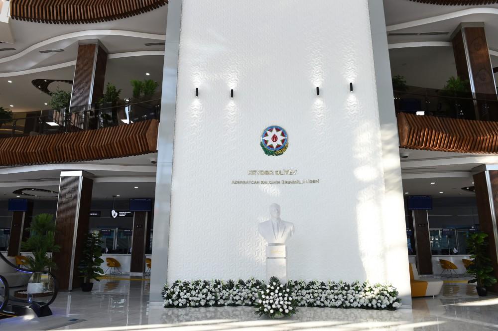 Azerbaijan’s president, first lady attend opening of ASAN Hayat in Mingachevir (PHOTO)