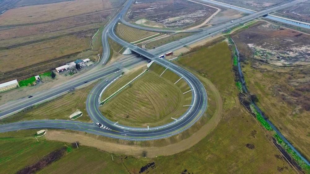 President Aliyev attends opening of Aran-Garahaji section of Mingachevir-Bahramtepe road (PHOTO)