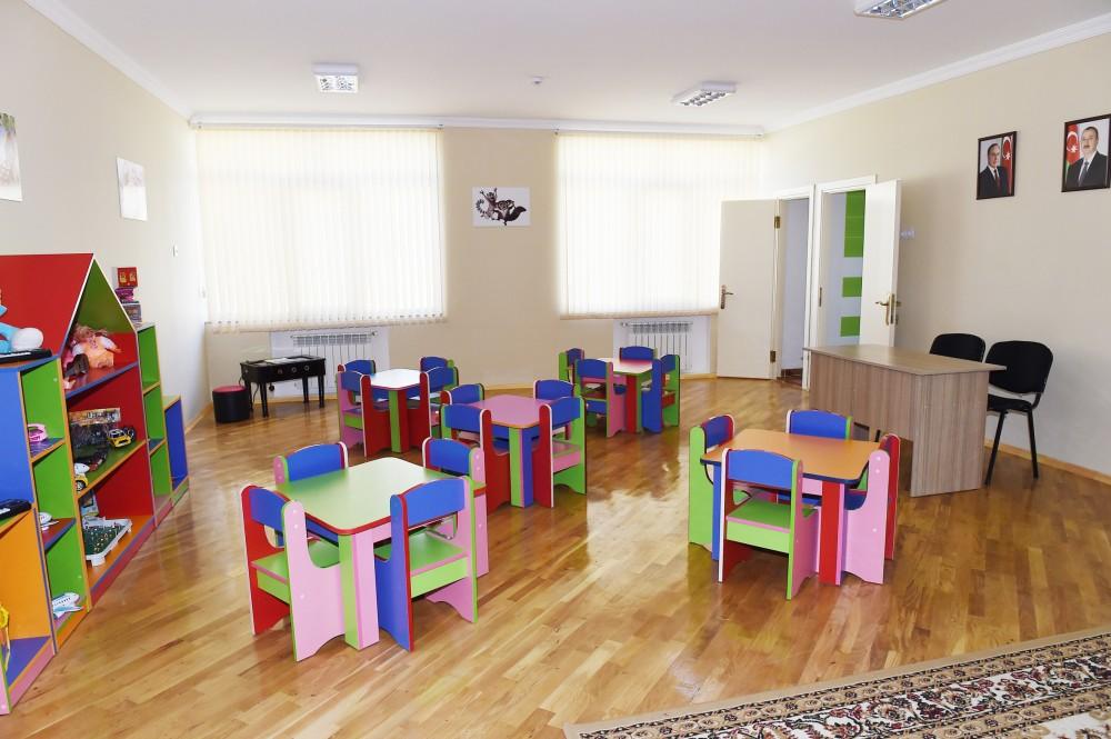 Mehriban Aliyeva visits kindergarten in Khazar district after overhaul (PHOTO)