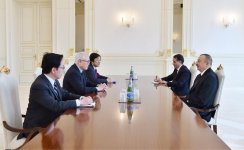 President Ilham Aliyev received Foreign Policy Adviser to Japanese Prime Minister (PHOTO)