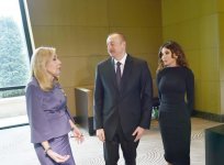 Ilham Aliyev presents Dostlug Order to President of Marianna V. Vardinoyannis Foundation (PHOTO)