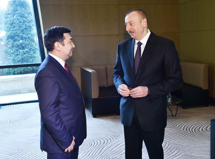 President Ilham Aliyev awards  “Dostlug” Order to President of Int'l Turkish Academy (PHOTO)