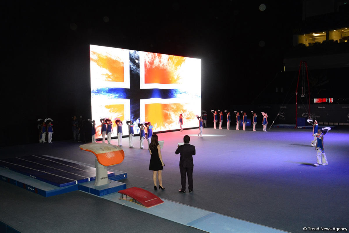 Baku holds opening ceremony of FIG Artistic Gymnastics World Cup (PHOTO)
