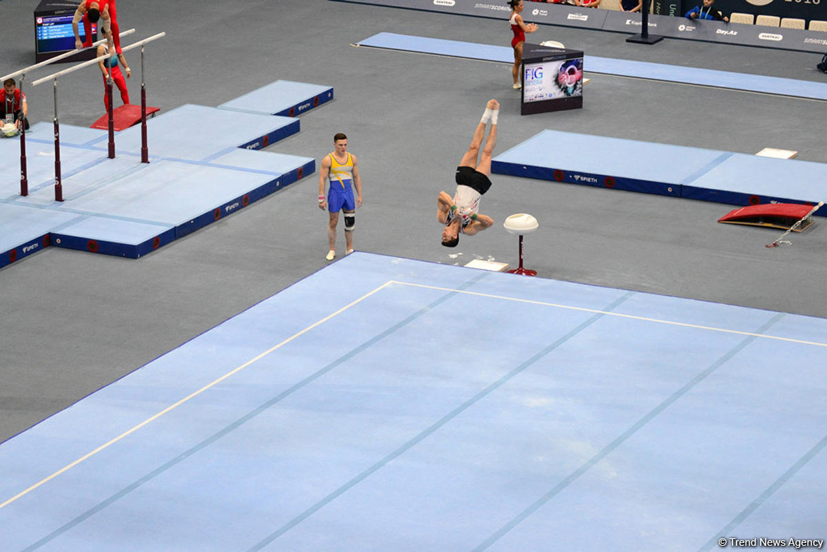 FIG Artistic Gymnastics World Cup opens in Baku (PHOTO)