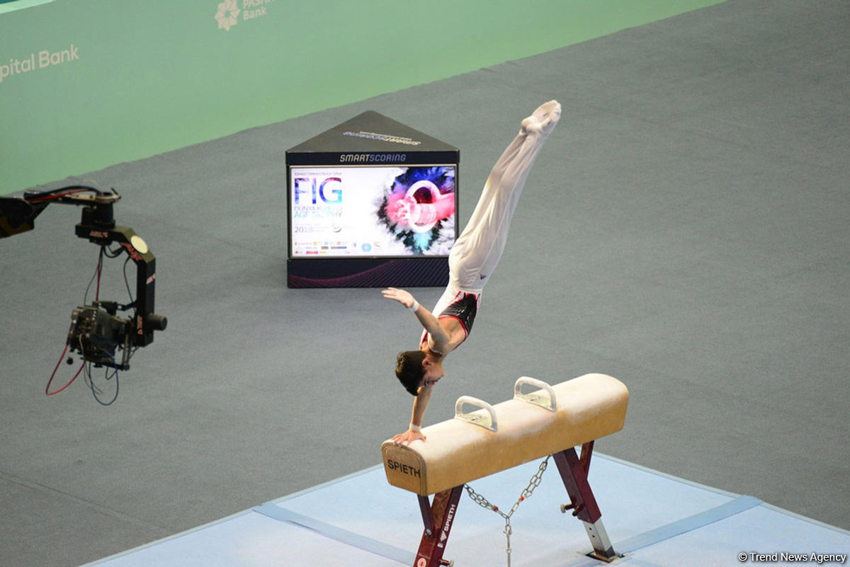 FIG Artistic Gymnastics World Cup opens in Baku (PHOTO)