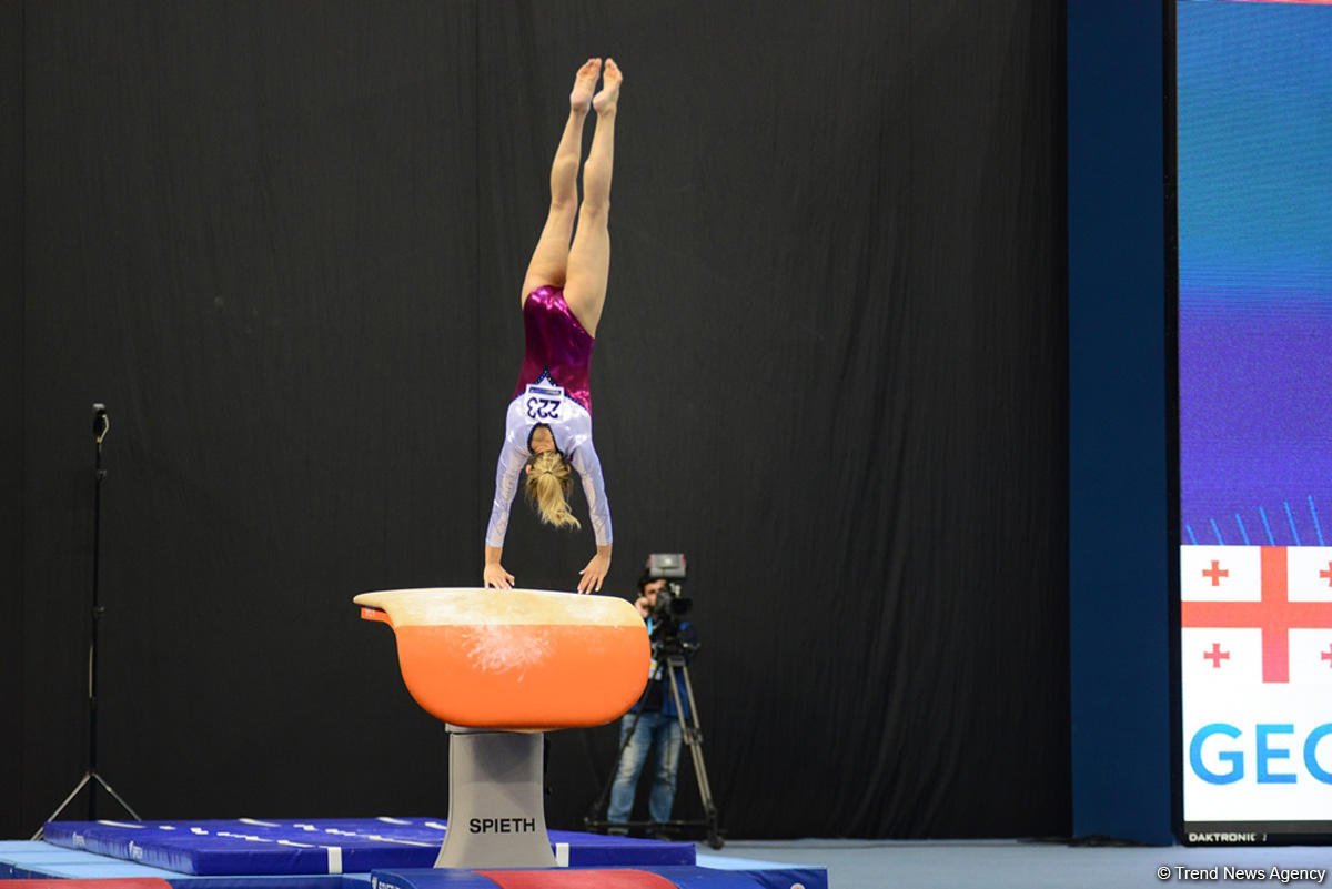 FIG Artistic Gymnastics World Cup opens in Baku (PHOTO)