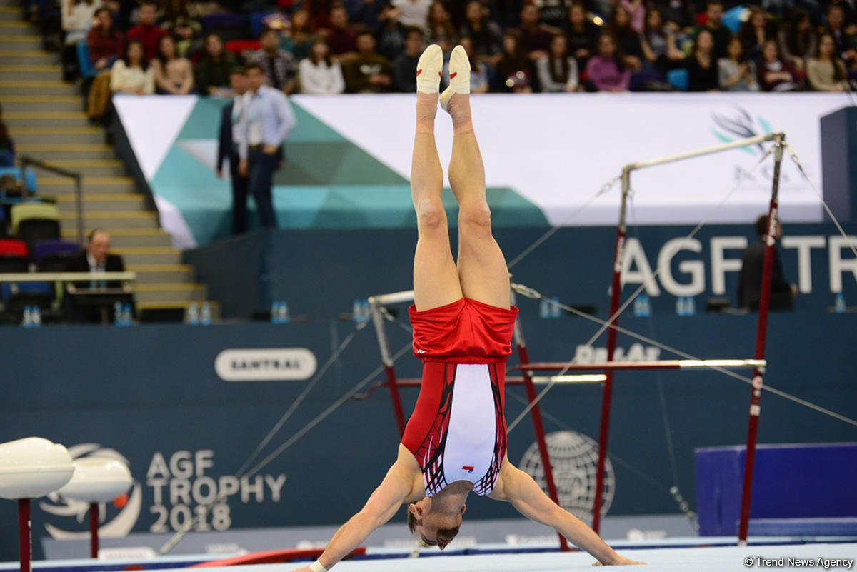 FIG Artistic Gymnastics World Cup opens in Baku (PHOTO)