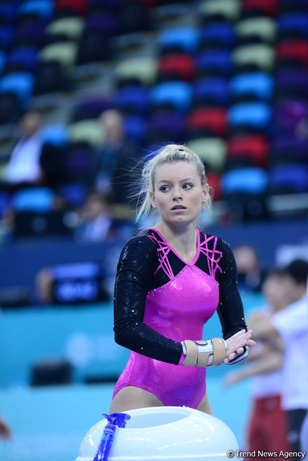 FIG Artistic Gymnastics World Cup opens in Baku (PHOTO)