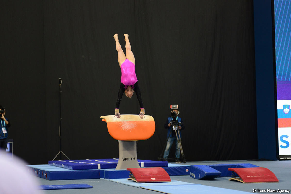 FIG Artistic Gymnastics World Cup opens in Baku (PHOTO)