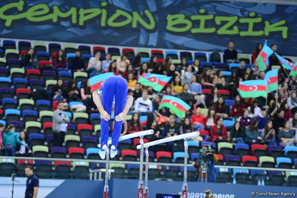 FIG Artistic Gymnastics World Cup opens in Baku (PHOTO)