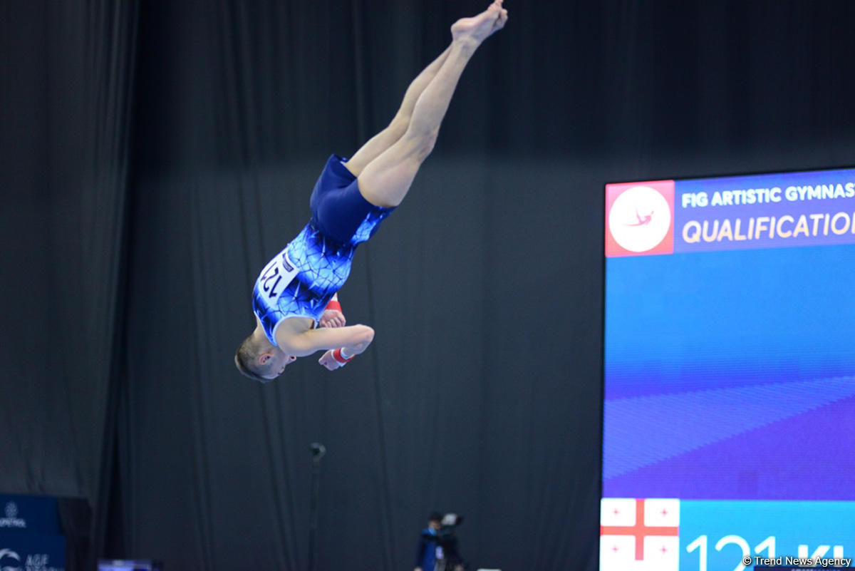 FIG Artistic Gymnastics World Cup opens in Baku (PHOTO)