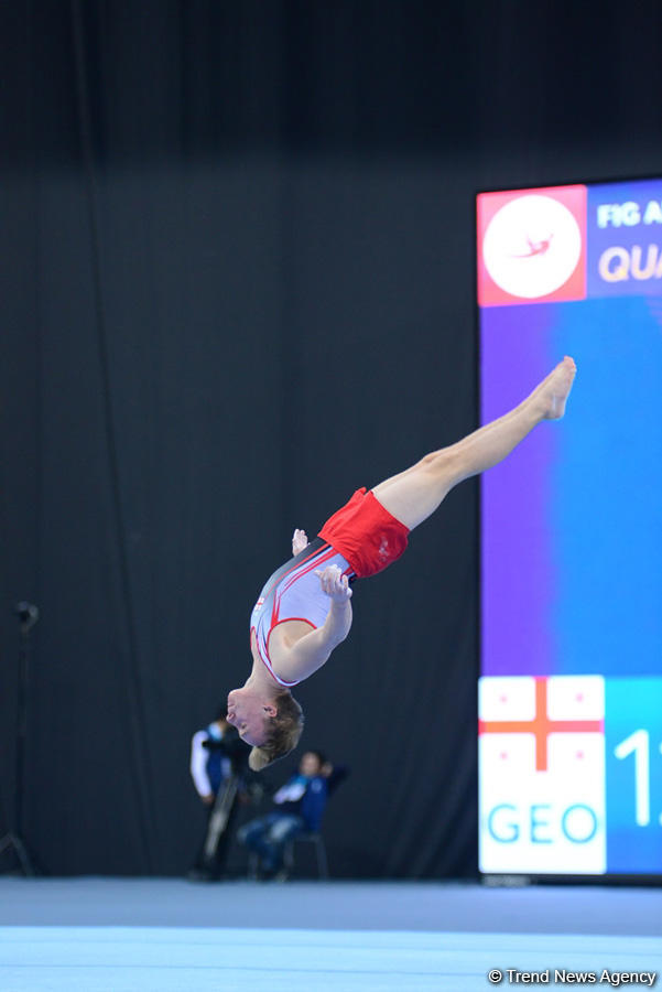 FIG Artistic Gymnastics World Cup opens in Baku (PHOTO)