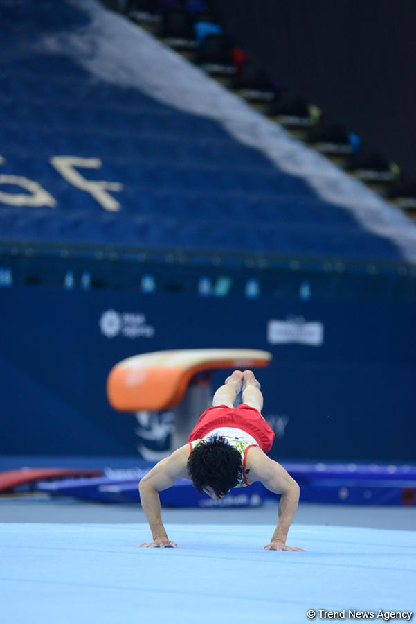 FIG Artistic Gymnastics World Cup opens in Baku (PHOTO)