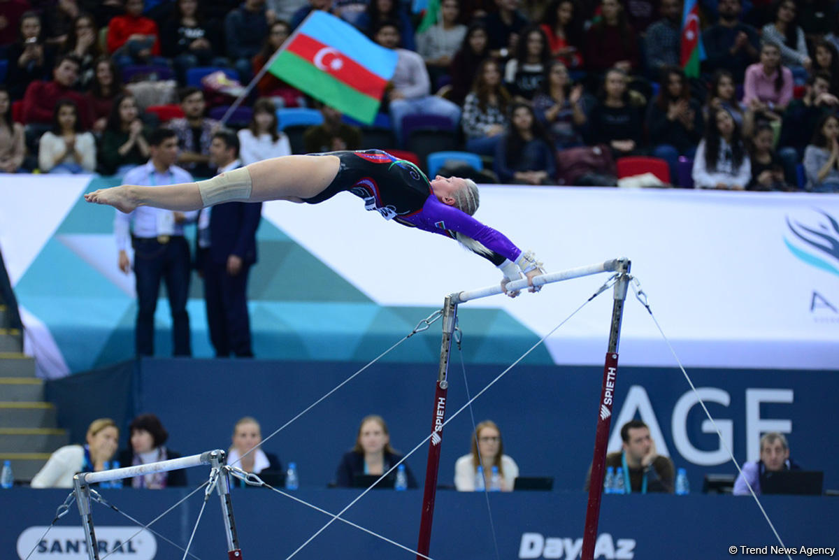 FIG Artistic Gymnastics World Cup opens in Baku (PHOTO)