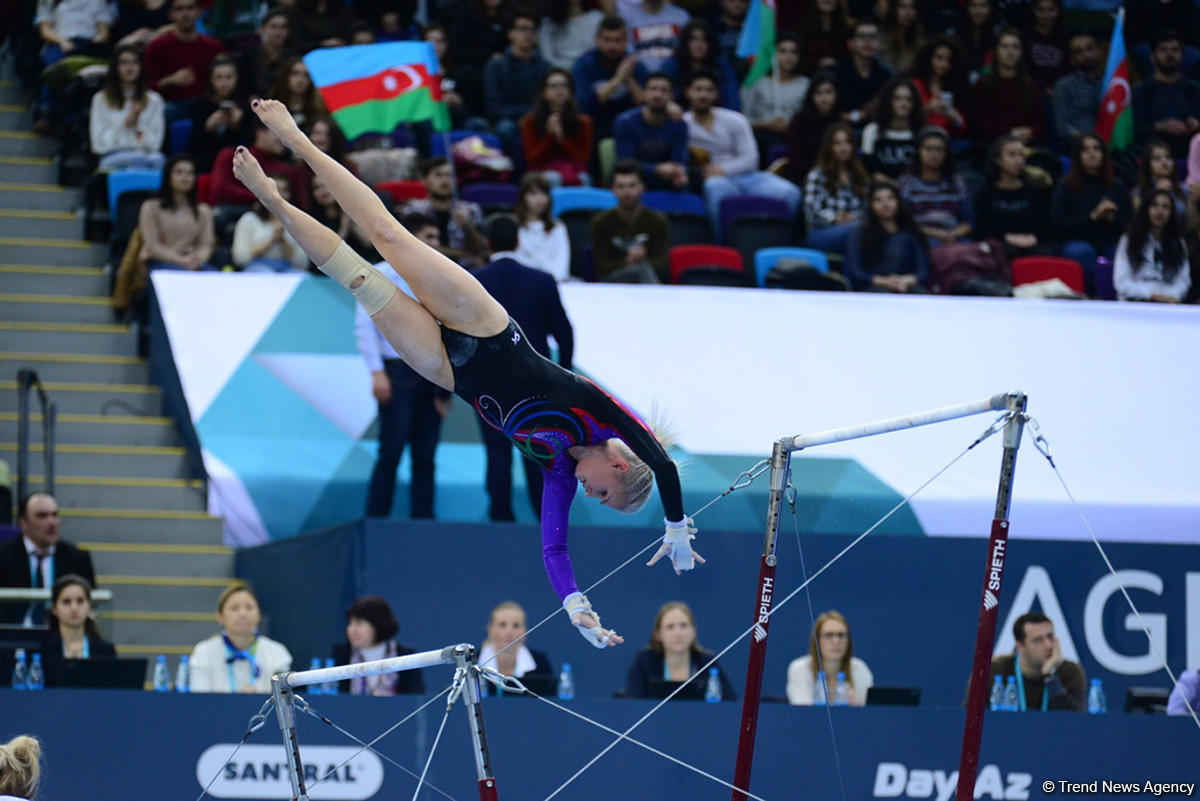 FIG Artistic Gymnastics World Cup opens in Baku (PHOTO)