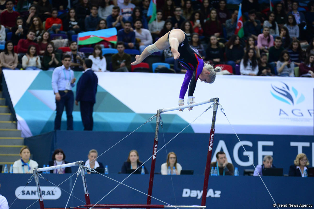 FIG Artistic Gymnastics World Cup opens in Baku (PHOTO)