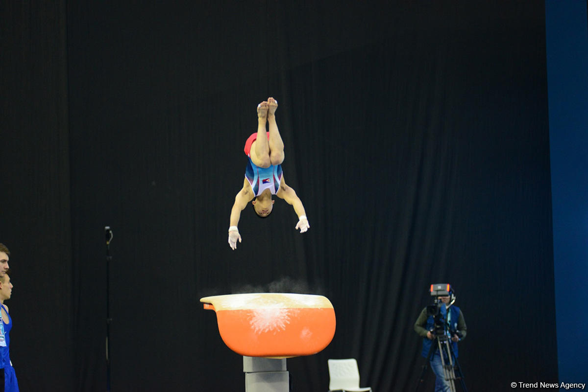 Day 2 of FIG Artistic Gymnastics World Cup kicks off in Baku (PHOTO)