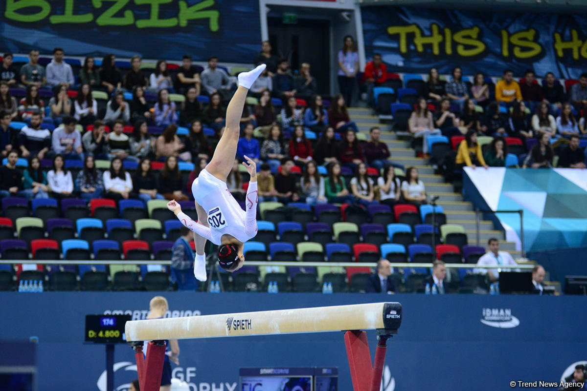 Day 2 of FIG Artistic Gymnastics World Cup kicks off in Baku (PHOTO)