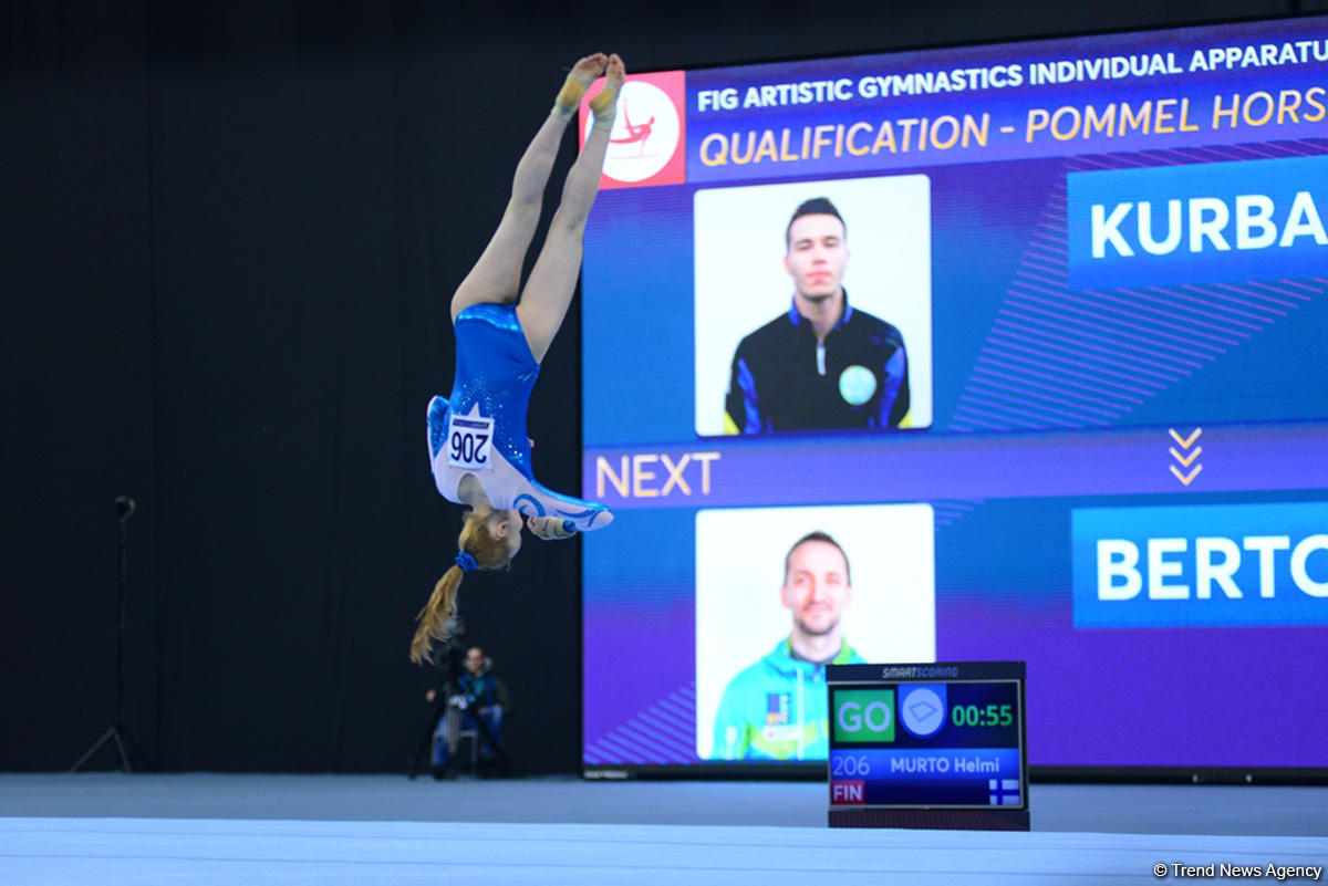 Day 2 of FIG Artistic Gymnastics World Cup kicks off in Baku (PHOTO)