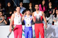 Baku hosts awarding ceremony of winners of first day of FIG Artistic Gymnastics World Cup (PHOTO)