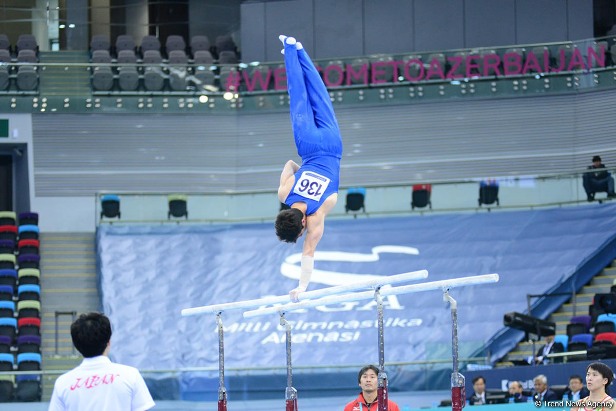 Day 1 of finals of FIG Artistic Gymnastics World Cup kicks off in Baku (PHOTO)