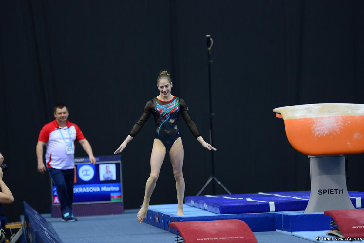 Day 1 of finals of FIG Artistic Gymnastics World Cup kicks off in Baku (PHOTO)