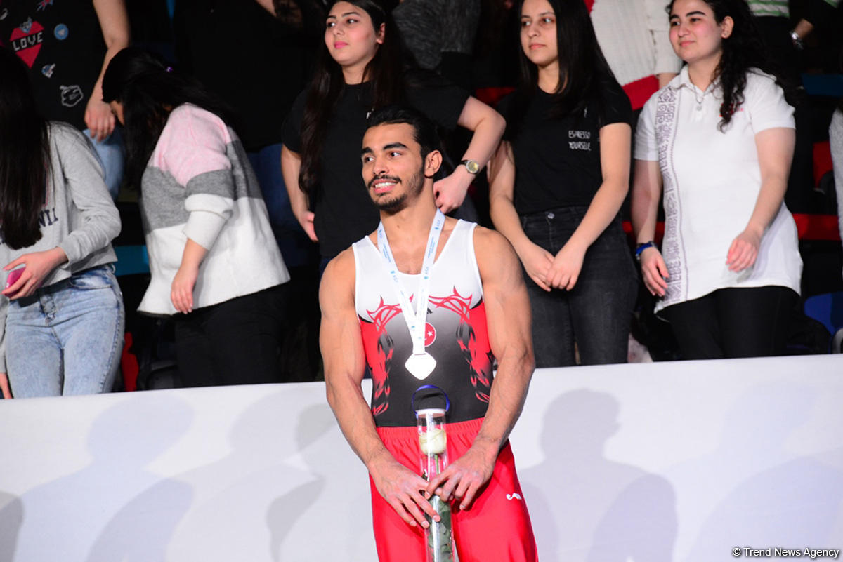 Baku hosts awarding ceremony of winners of first day of FIG Artistic Gymnastics World Cup (PHOTO)