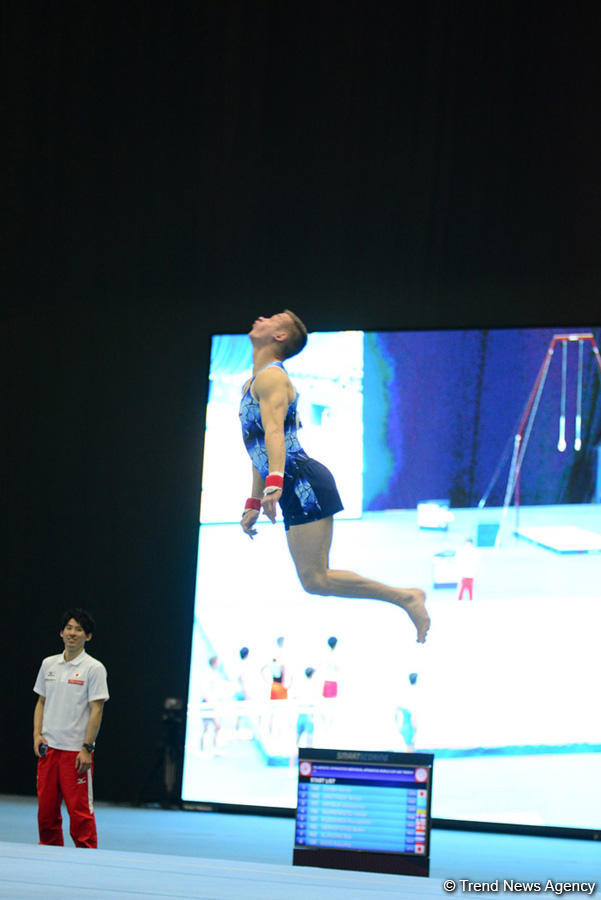 Day 1 of finals of FIG Artistic Gymnastics World Cup kicks off in Baku (PHOTO)