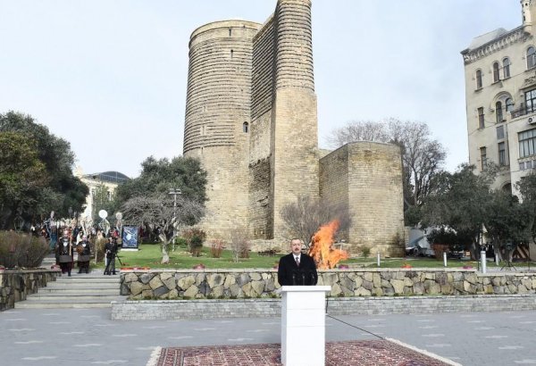 President Aliyev: Big part of today's Armenia is historical land of Azerbaijan