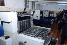 Azerbaijan begins printing ballots for presidential election (PHOTO)