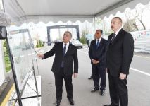 President Ilham Aliyev opens newly-reconstructed Yeni Dashkand-Umudalilar highway in Barda