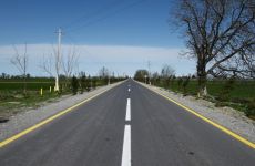 President Ilham Aliyev opens newly-reconstructed Yeni Dashkand-Umudalilar highway in Barda
