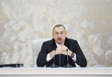 President Aliyev chairs cotton-growing conference in Barda (PHOTO)