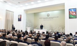 President Aliyev chairs cotton-growing conference in Barda (PHOTO)