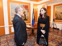 First VP Mehriban Aliyeva visits Russian embassy in Azerbaijan (PHOTO)