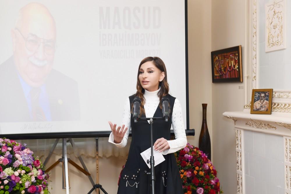 First VP Mehriban Aliyeva attends opening ceremony of Creative Center named after Magsud Ibrahimbayov in Baku