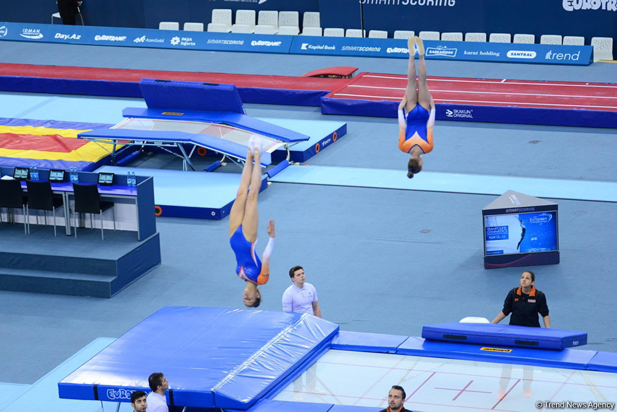 Best moments of 26th European Championships in Trampoline, Double Mini-Trampoline and Tumbling in Baku (PHOTO)