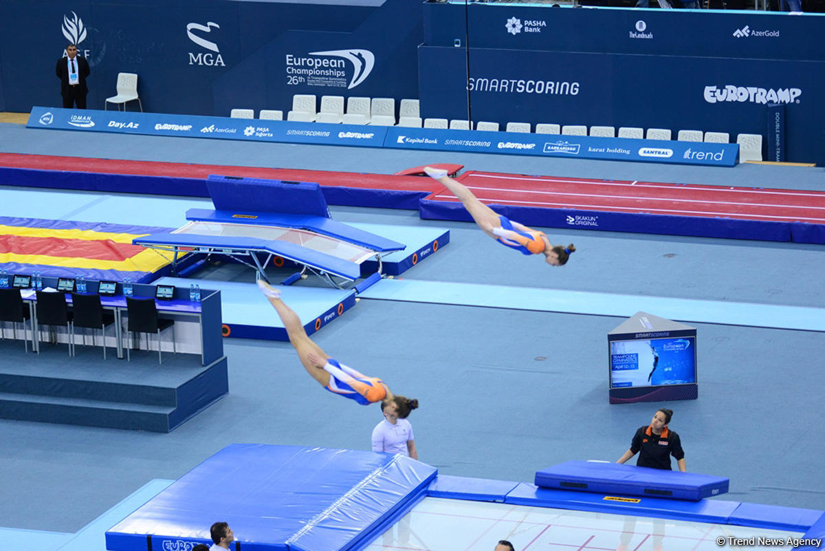 Best moments of 26th European Championships in Trampoline, Double Mini-Trampoline and Tumbling in Baku (PHOTO)