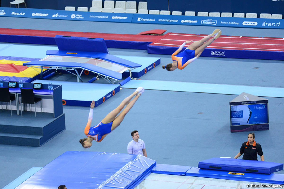 Best moments of 26th European Championships in Trampoline, Double Mini-Trampoline and Tumbling in Baku (PHOTO)