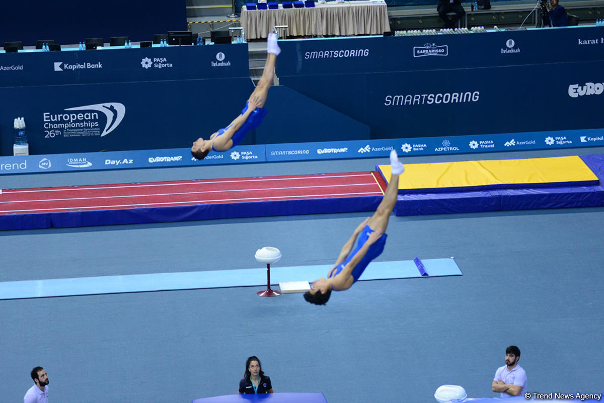Best moments of 26th European Championships in Trampoline, Double Mini-Trampoline and Tumbling in Baku (PHOTO)