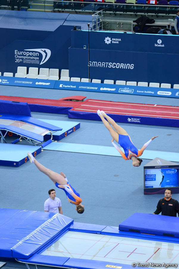 Best moments of 26th European Championships in Trampoline, Double Mini-Trampoline and Tumbling in Baku (PHOTO)