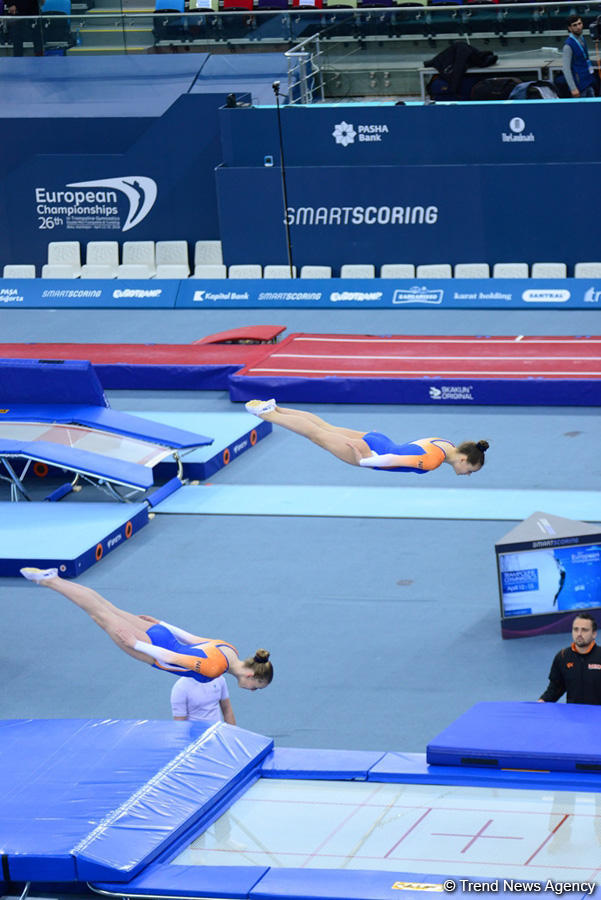 Best moments of 26th European Championships in Trampoline, Double Mini-Trampoline and Tumbling in Baku (PHOTO)