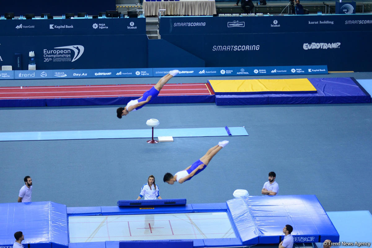 Best moments of 26th European Championships in Trampoline, Double Mini-Trampoline and Tumbling in Baku (PHOTO)