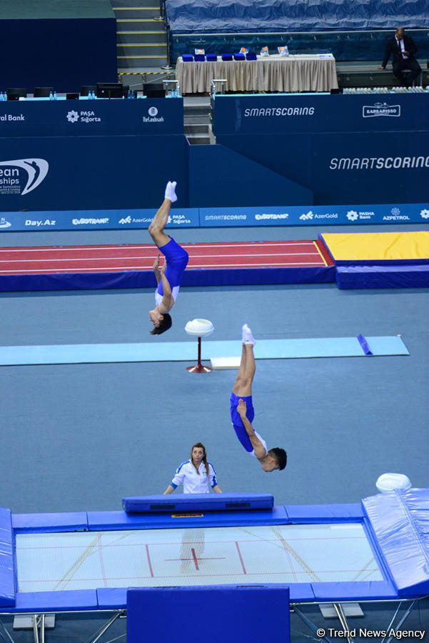 Best moments of 26th European Championships in Trampoline, Double Mini-Trampoline and Tumbling in Baku (PHOTO)