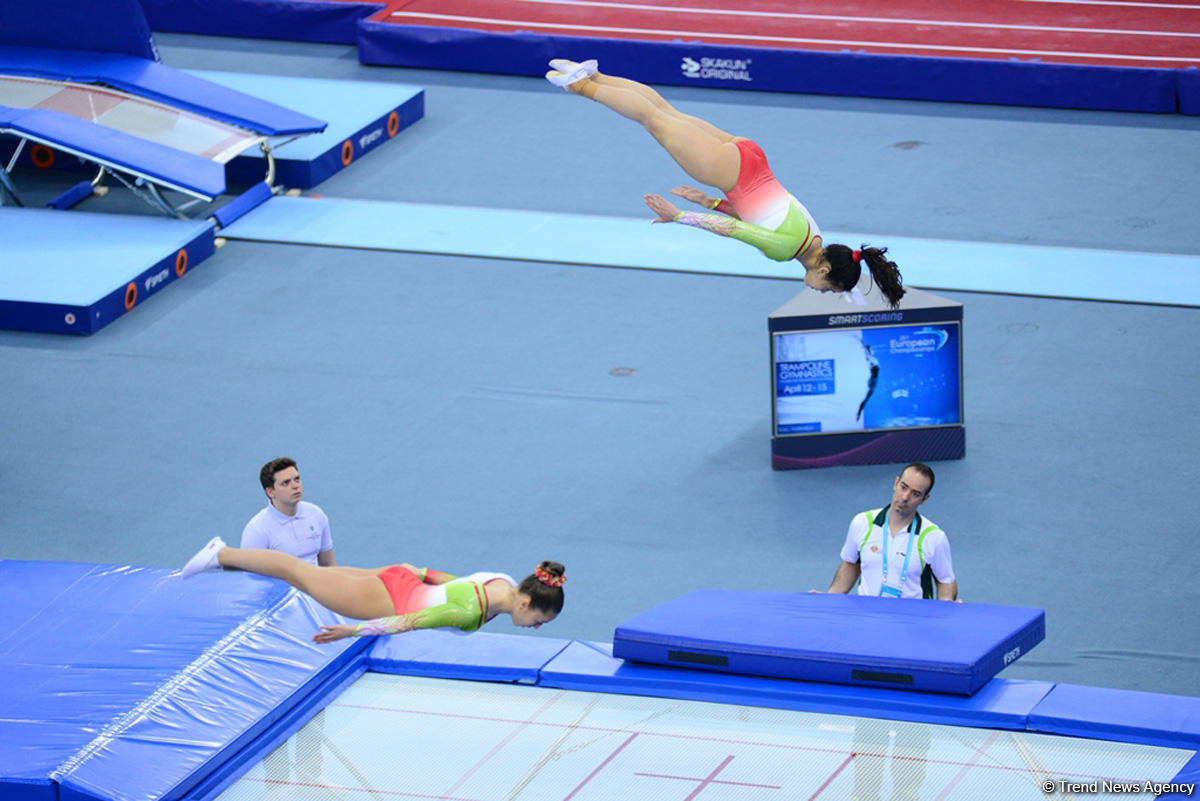 Best moments of 26th European Championships in Trampoline, Double Mini-Trampoline and Tumbling in Baku (PHOTO)