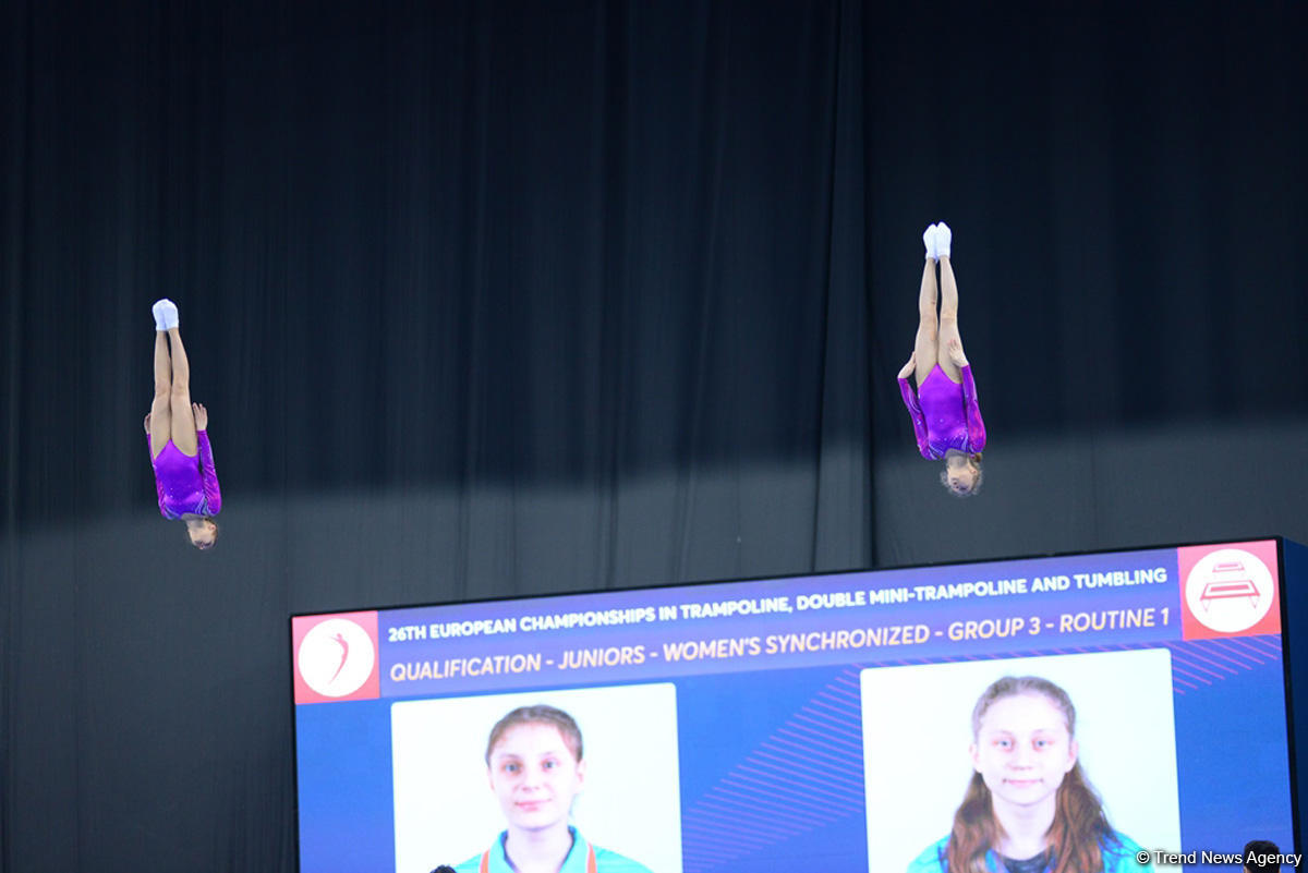 Best moments of 26th European Championships in Trampoline, Double Mini-Trampoline and Tumbling in Baku (PHOTO)