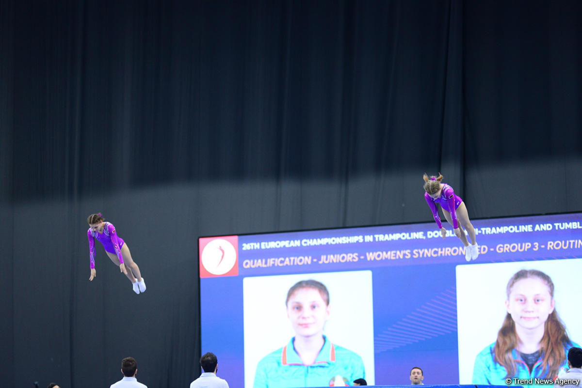 Best moments of 26th European Championships in Trampoline, Double Mini-Trampoline and Tumbling in Baku (PHOTO)