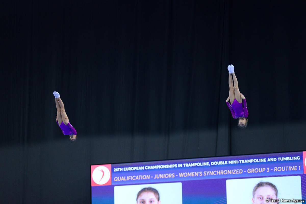 Best moments of 26th European Championships in Trampoline, Double Mini-Trampoline and Tumbling in Baku (PHOTO)