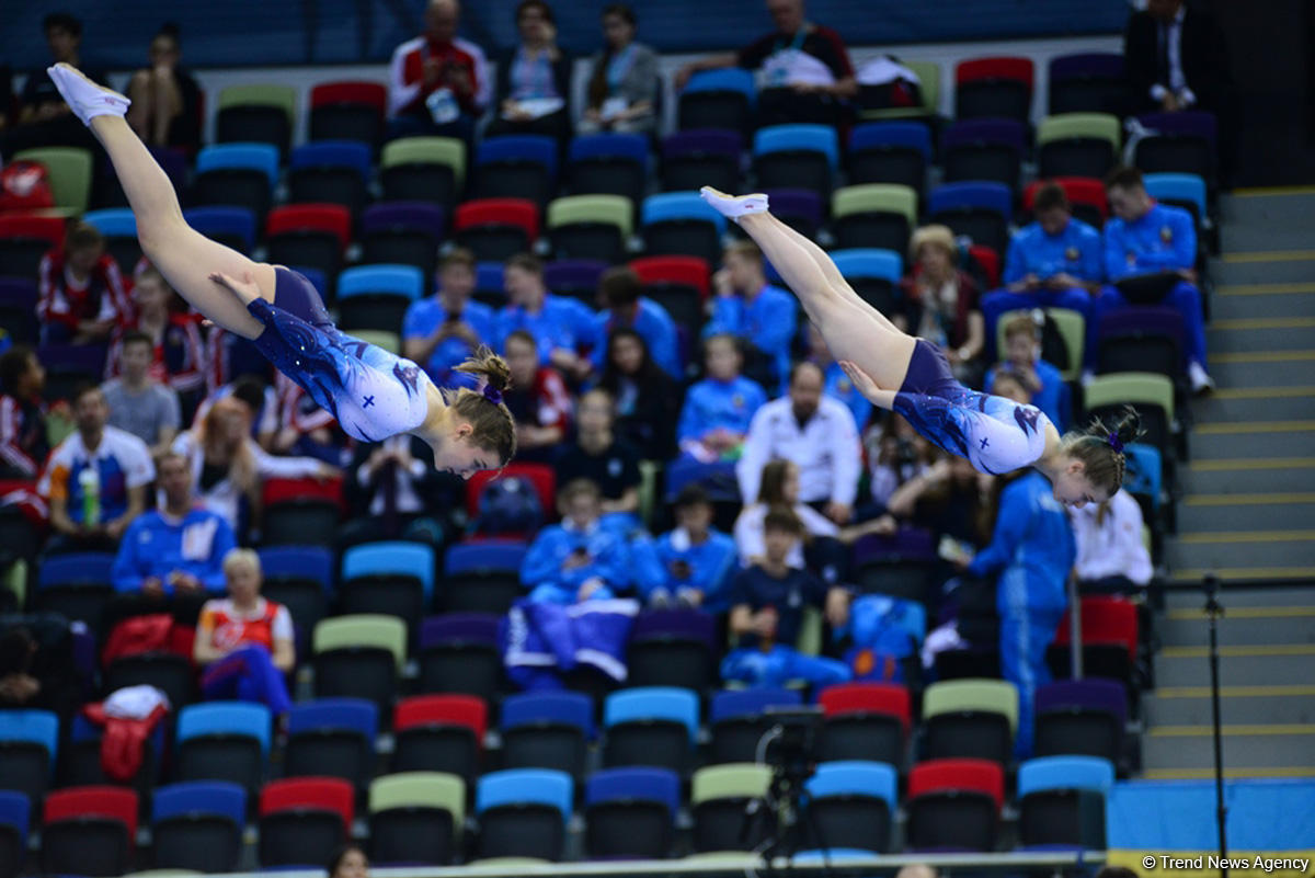 Best moments of 26th European Championships in Trampoline, Double Mini-Trampoline and Tumbling in Baku (PHOTO)